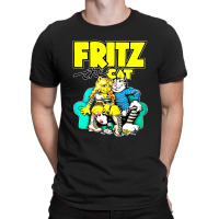 Fritz-the-cat-retro-adult-cartoon-fan- T-shirt | Artistshot