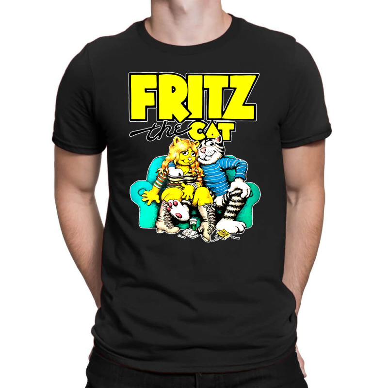 Fritz-the-cat-retro-adult-cartoon-fan- T-Shirt by KennethSteele | Artistshot