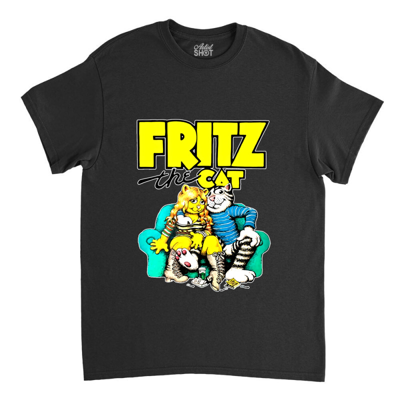 Fritz-the-cat-retro-adult-cartoon-fan- Classic T-shirt by KennethSteele | Artistshot