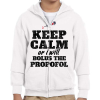 Anesthesiology Shirt Sedate Anesthesiologist Gift Propofol T Shirt Youth Zipper Hoodie | Artistshot