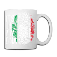 Italian Pride Fingerprint - It_s In My Dna Italy Flag Coffee Mug | Artistshot