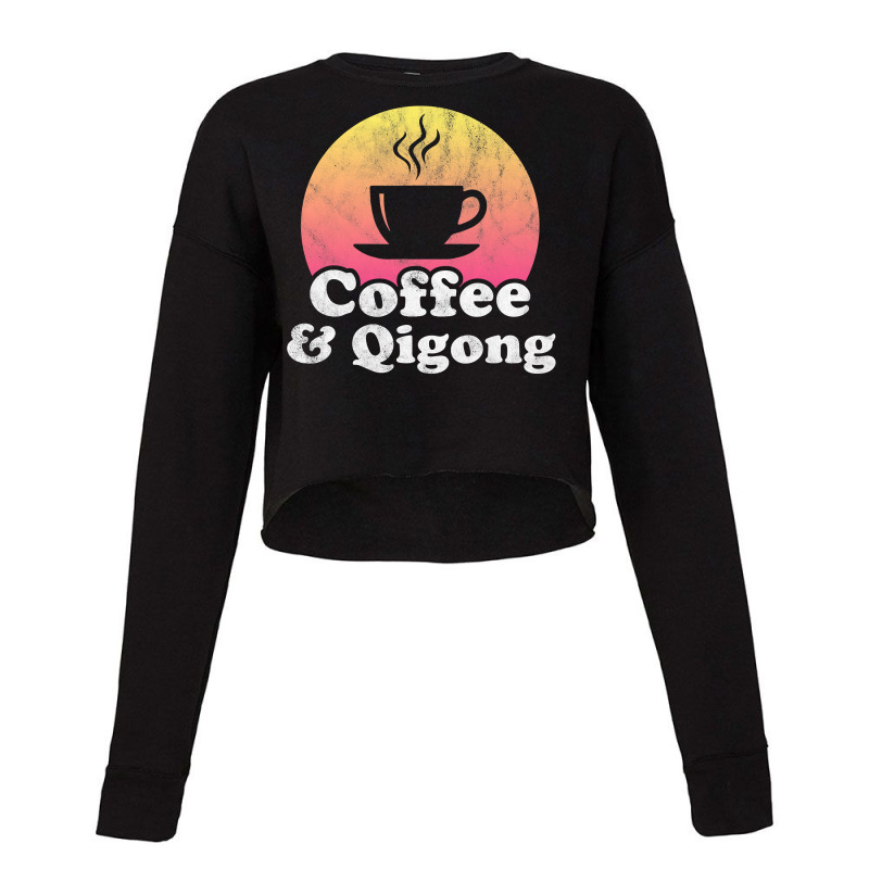 Coffee And Qigong Cropped Sweater by cm-arts | Artistshot