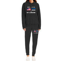 Half Estonian Half American 100 Awesome Estonia Flag Shirt Hoodie & Jogger Set | Artistshot