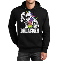 Manly Unicorn Muscle Dad And Daughter Dadacorn Fathers Day Tank Top Unisex Hoodie | Artistshot