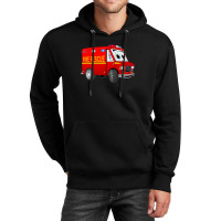 Fire Rescue Mini Van Cartoon Unisex Hoodie | Artistshot