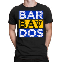 Barbados Flag With Barbados Trident Bajan Soca T-shirt | Artistshot