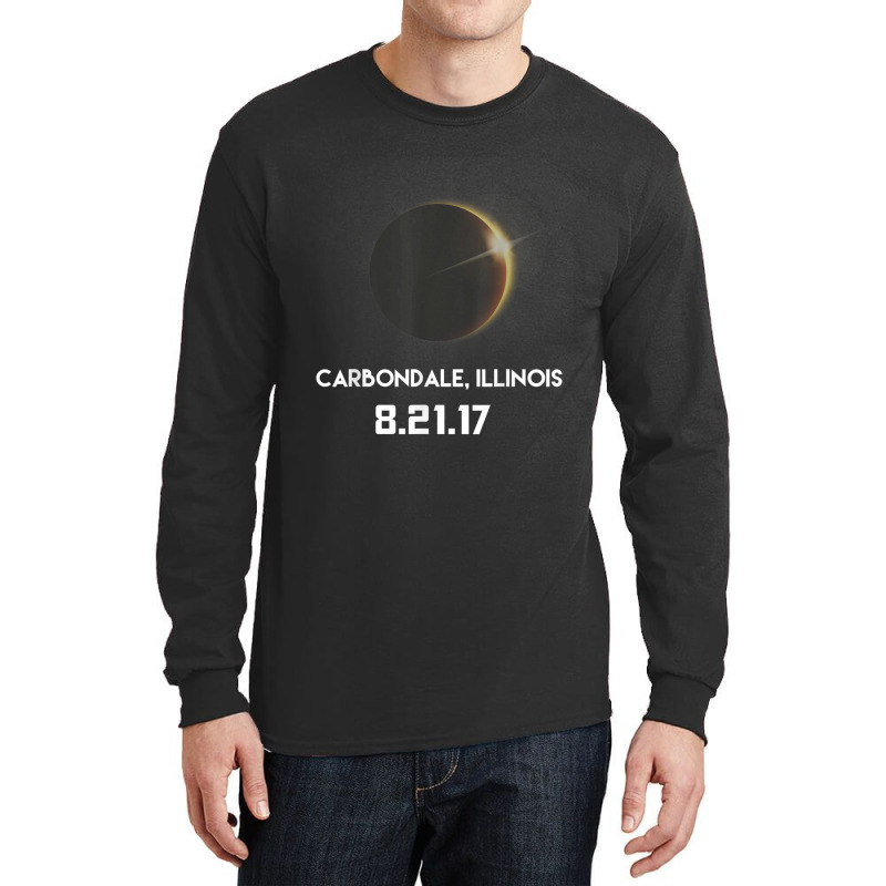 Carbondale, Illinois Total Solar Eclipse 8.21.17 Shirt Long Sleeve Shirts by cm-arts | Artistshot