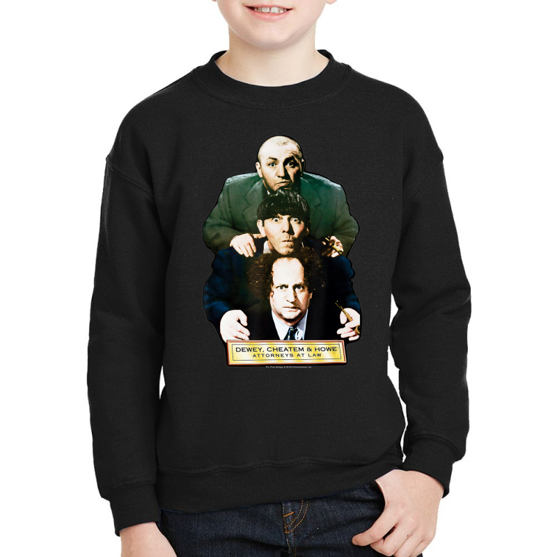 Tts- The Three Stooges Dewey, Cheatem & Howe Attorneys Youth Sweatshirt by Kuwannin528 | Artistshot