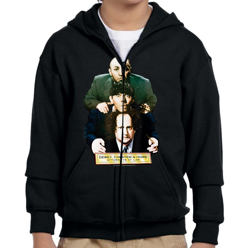 Tts- The Three Stooges Dewey, Cheatem & Howe Attorneys Youth Zipper Hoodie by Kuwannin528 | Artistshot