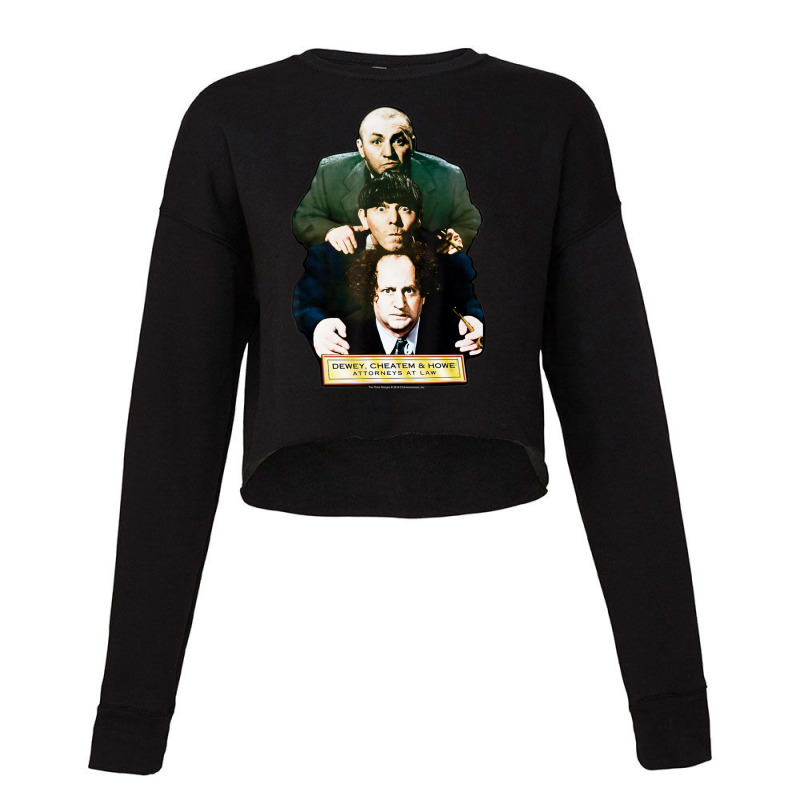 Tts- The Three Stooges Dewey, Cheatem & Howe Attorneys Cropped Sweater by Kuwannin528 | Artistshot