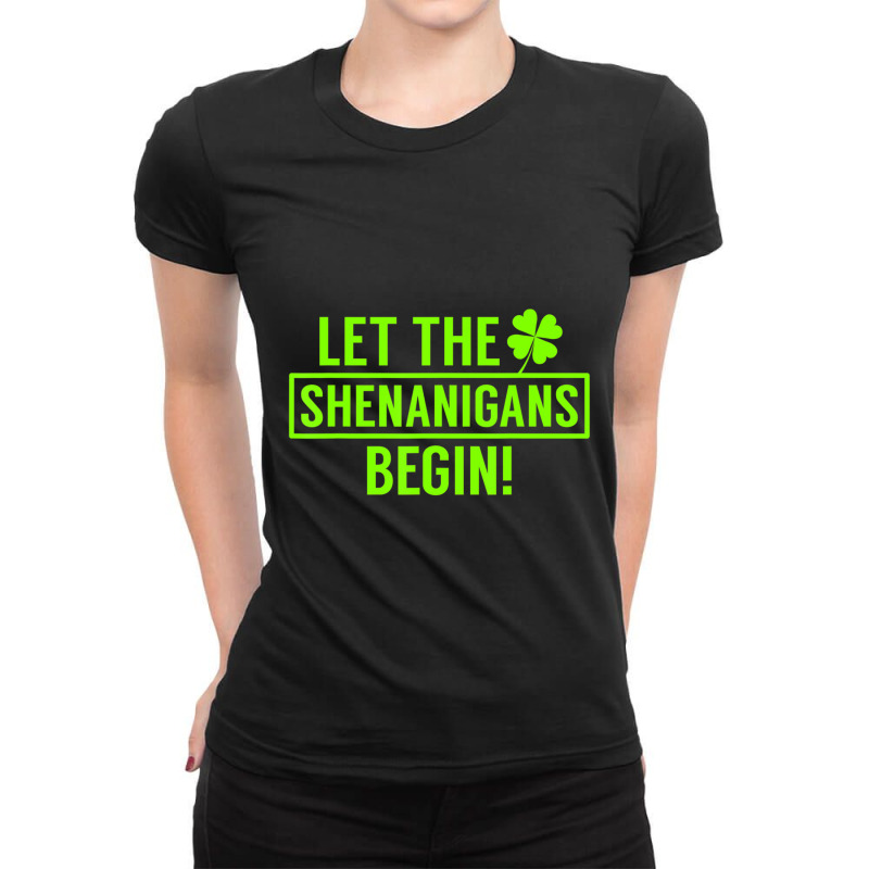 Saint Patricks Shenanigans Ladies Fitted T-Shirt by Koyanho62 | Artistshot