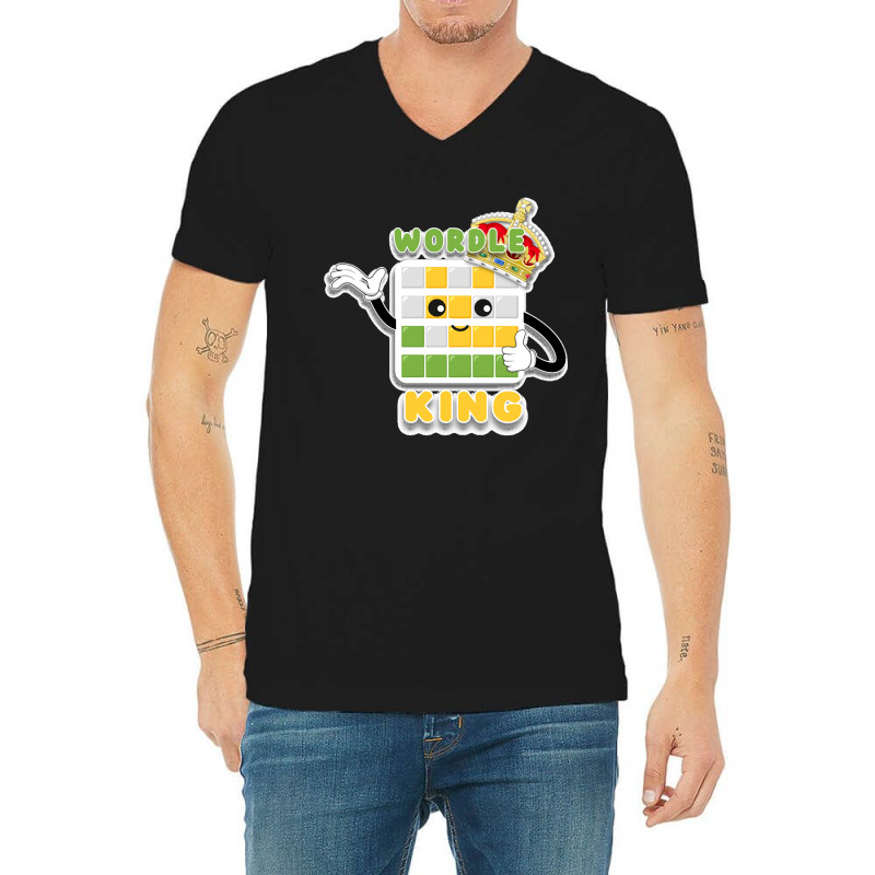 Wordle King Daily Word Game Wordle Kawaii V-neck Tee | Artistshot