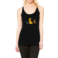 Simba Zazu And Timon   Cartoon Racerback Tank | Artistshot