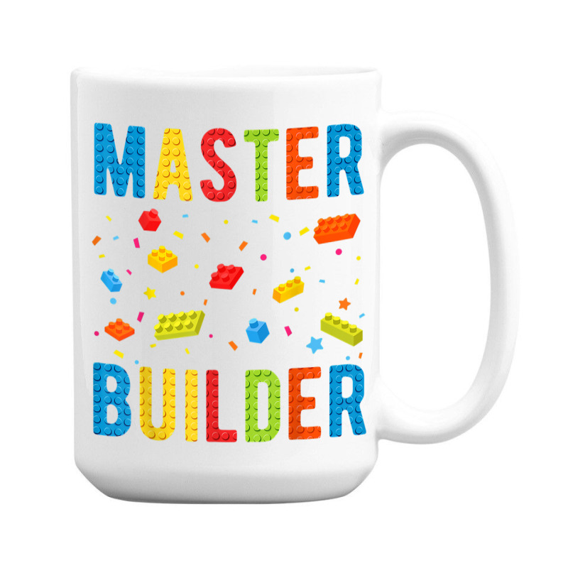 Brick Builder Funny Blocks Building Master Builder Toys Kids T Shirt 15 Oz Coffee Mug | Artistshot