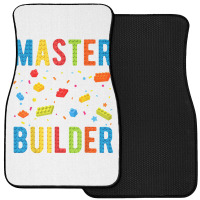 Brick Builder Funny Blocks Building Master Builder Toys Kids T Shirt Front Car Mat | Artistshot