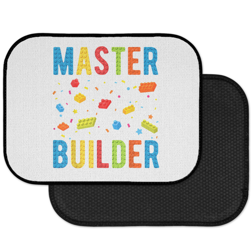 Brick Builder Funny Blocks Building Master Builder Toys Kids T Shirt Rear Car Mat | Artistshot