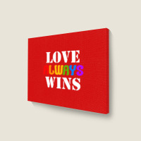 Love Always Wins For Dark Landscape Canvas Print | Artistshot