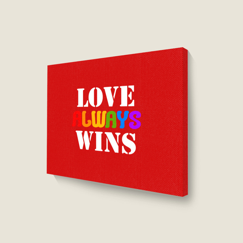 Love Always Wins For Dark Landscape Canvas Print | Artistshot