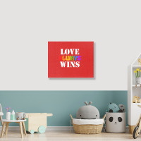 Love Always Wins For Dark Landscape Canvas Print | Artistshot