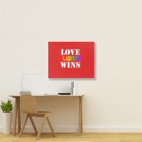 Love Always Wins For Dark Landscape Canvas Print | Artistshot