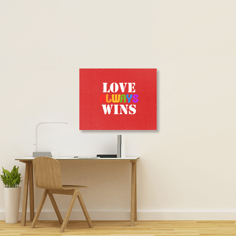 Love Always Wins For Dark Landscape Canvas Print | Artistshot