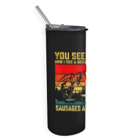 You See Nature And I See A Deer Jerky Funny Hunting Skinny Tumbler | Artistshot