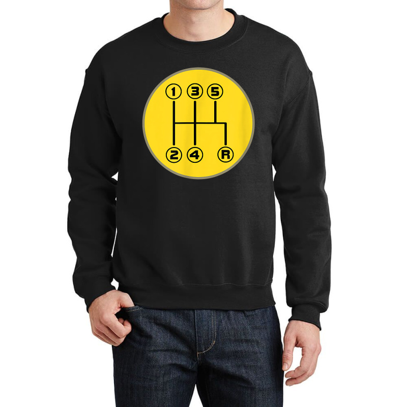 Driving Shift Pattern Fun Stick Shift Manual Crewneck Sweatshirt by ShannonFrancis | Artistshot