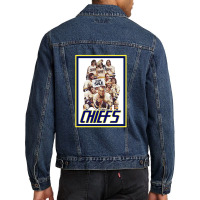 Slap Shot   Ice Hockey Men Denim Jacket | Artistshot