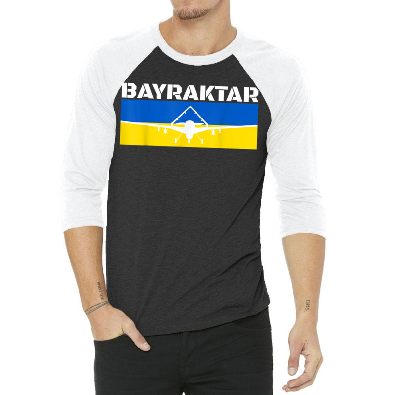 Bayraktar Tb2 Turkish Drone Bayraktar 3/4 Sleeve Shirt by pennyWelborn | Artistshot