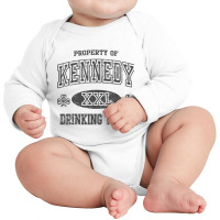 Kennedy Irish Drinking Team St Patricks Day Family Surname T Shirt Long Sleeve Baby Bodysuit | Artistshot