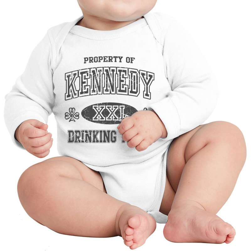 Kennedy Irish Drinking Team St Patricks Day Family Surname T Shirt Long Sleeve Baby Bodysuit by cm-arts | Artistshot