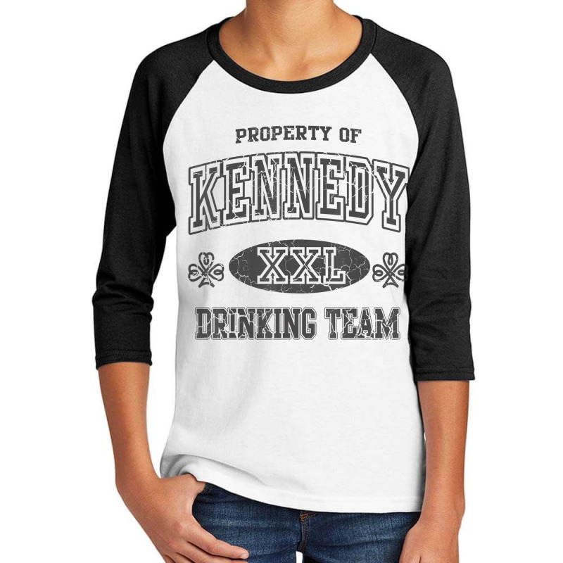 Kennedy Irish Drinking Team St Patricks Day Family Surname T Shirt Youth 3/4 Sleeve by cm-arts | Artistshot