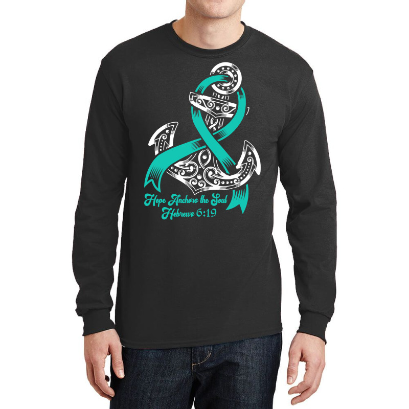 Myasthenia Gravis Awareness  Hope Anchors The Soul Long Sleeve Shirts | Artistshot