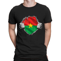 Patriotic Burkinabe Heritage Proud Burkina Faso Roots Flag T-shirt | Artistshot