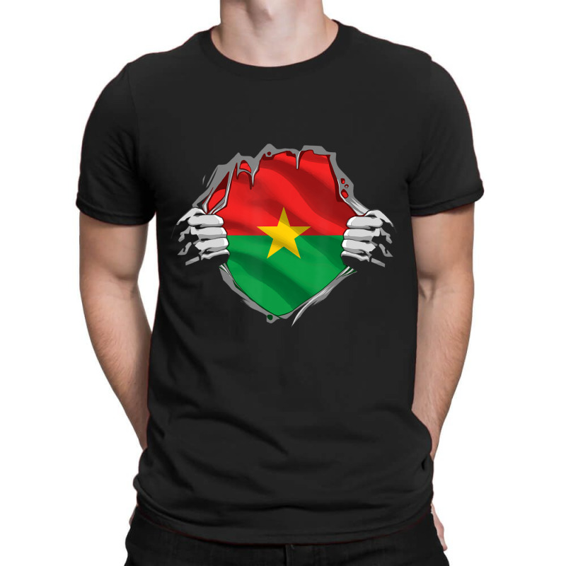 Patriotic Burkinabe Heritage Proud Burkina Faso Roots Flag T-shirt | Artistshot