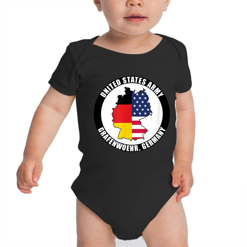 Grafenwoehr Germany United States Army Military Veteran Gift T Shirt Baby Bodysuit by cm-arts | Artistshot