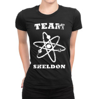 Us Big Bang Theory Team Sheldon Atom 01 H Ladies Fitted T-shirt | Artistshot