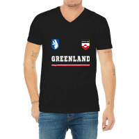 Greenland Sportsoccer Jersey Tee Flag Football Nuuk T Shirt V-neck Tee | Artistshot