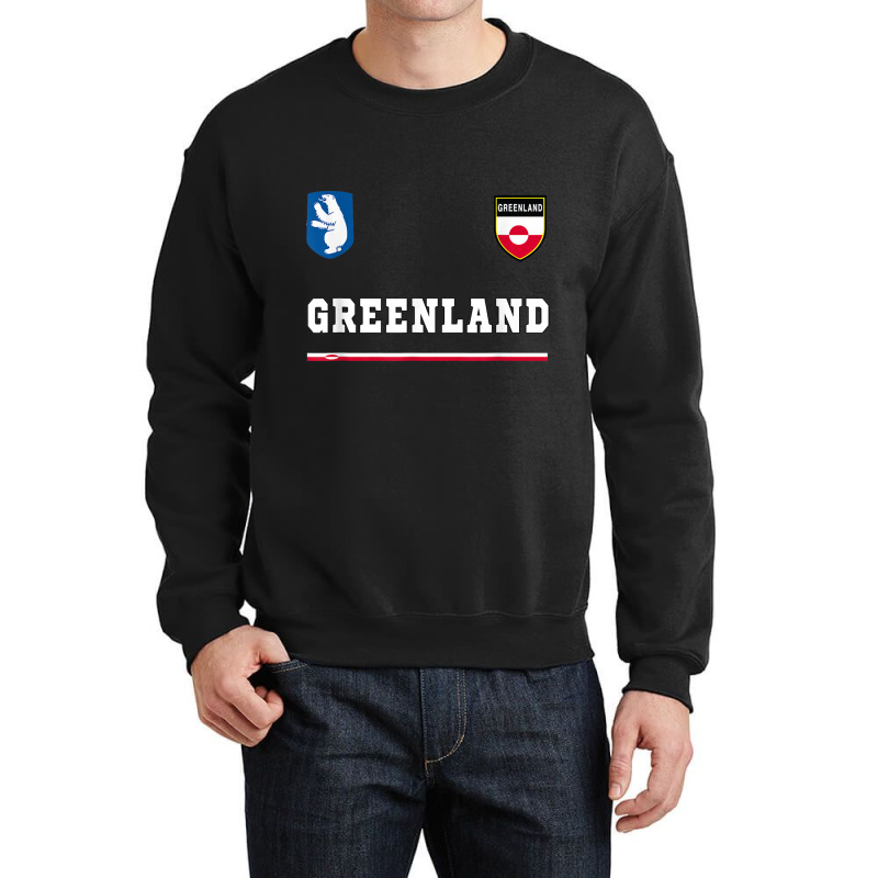 Greenland Sportsoccer Jersey Tee Flag Football Nuuk T Shirt Crewneck Sweatshirt | Artistshot