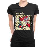 Cartoon Vegeta Ladies Fitted T-shirt | Artistshot