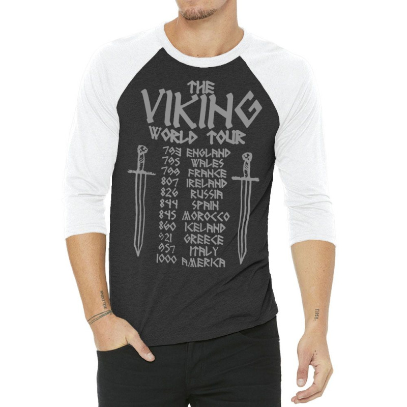 Viking World Tour 3/4 Sleeve Shirt by Kuwannin528 | Artistshot