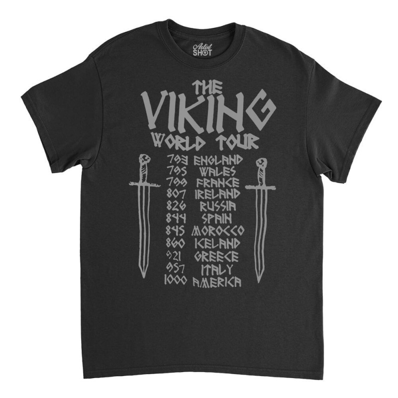 Viking World Tour Classic T-shirt by Kuwannin528 | Artistshot