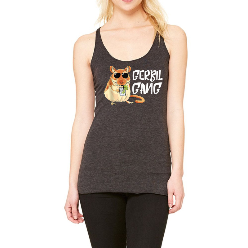 Gerbil Gang Lemonade Drinking Aviator Sunglass Cool Gerbil Tank Top Racerback Tank by cm-arts | Artistshot