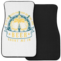 If It Involves Pontoon Boating  Boat Captain Pontoon Tank Top Front Car Mat | Artistshot