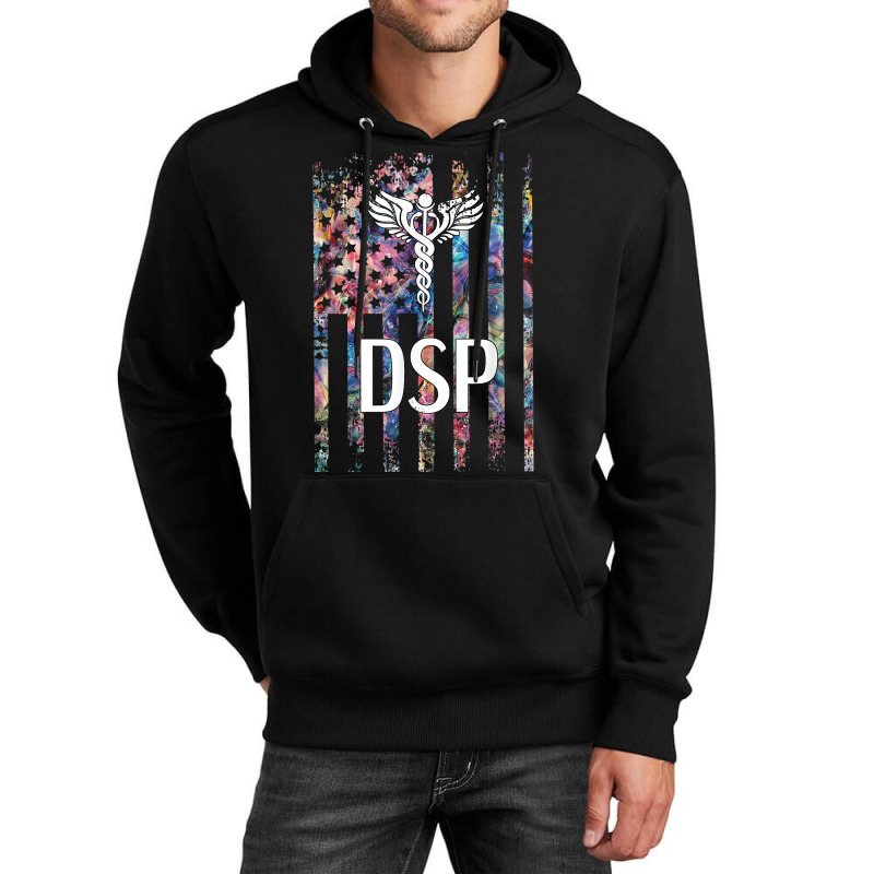 Direct Support Professional Us Flag Unisex Hoodie | Artistshot