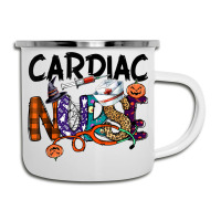 Cardiac Nurse Halloween Party Shirt One Spooky Cardiac Nurse Camper Cup | Artistshot