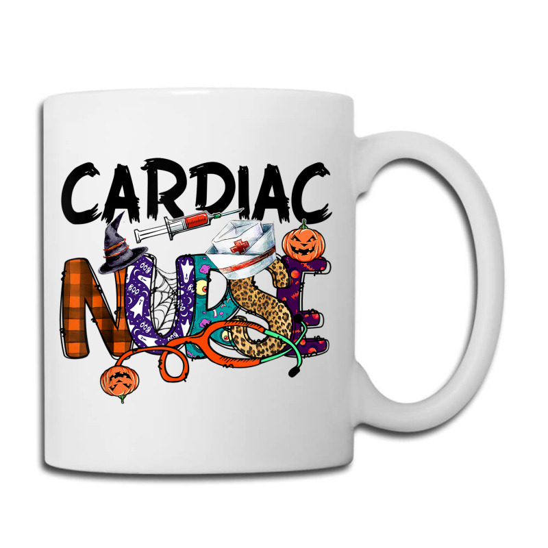 Cardiac Nurse Halloween Party Shirt One Spooky Cardiac Nurse Coffee Mug | Artistshot