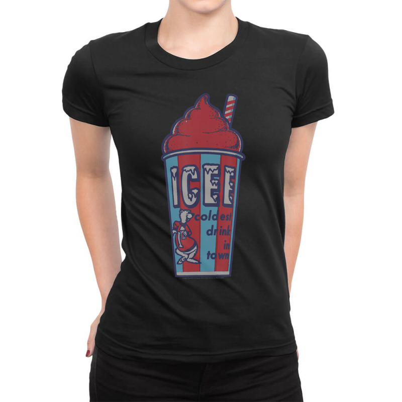 Icee Bear Classic Coldest Drink In Town V-2 Ladies Fitted T-Shirt by Kanmopsuk45 | Artistshot