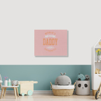 World's Best Daddy Landscape Canvas Print | Artistshot