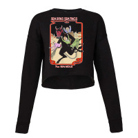 Seasons Beatings From Krampus Christmas Cropped Sweater | Artistshot